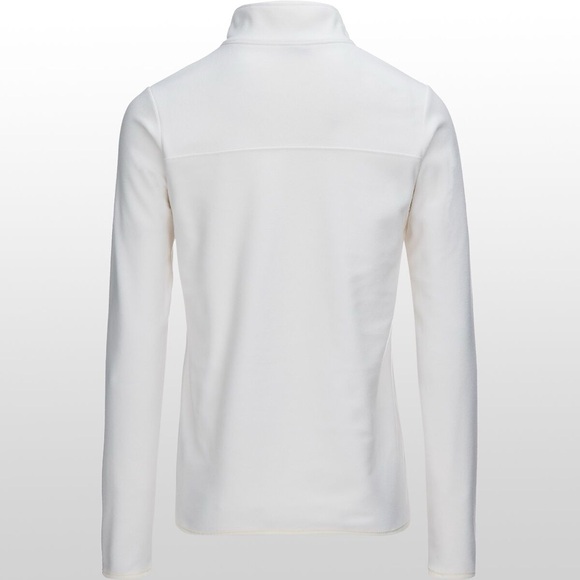 THE NORTH FACE TKA 100 White Fleece Quarter-Zip Pullover Sweatshirt Top Sweater - Picture 3 of 16
